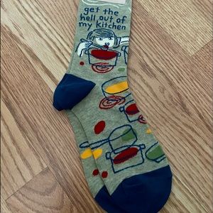 Blue Q Get The Hell Out of My Kitchen Socks